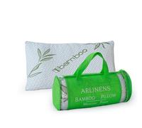 ARLINEN 1 Pack Bamboo Memory Foam Pillow Neck & Shoulder Support Orthopaedic Pillow Sleeping Comfortable Bed Pillows removable Cover, Anti-Bacterial Support,Pain Relief Pillows, 70x40 cm