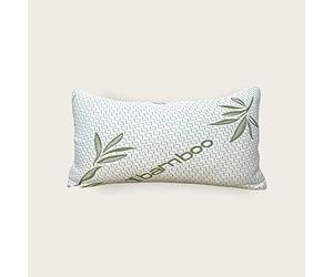 ARLINENS 1 Pack Bamboo Memory Foam Pillow Neck & Shoulder Support Orthopaedic Pillow Sleeping Comfortable Bed Pillows removable Cover, Anti-Bacterial Support,Pain Relief Pillows, 70x40 cm