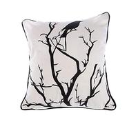ARLINENS 100% cotton Luxury Duck Quality printed cushion cover in following Designs in (pack of 2 & pack of 4) (Bird, pack of 4)