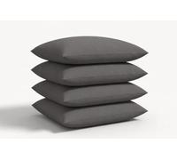 Arlinens 4x Pillowcases Luxury Fine Poly Cotton Housewife Bed Room Pillow Covers Available in 20 colours (Grey)