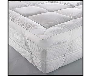 Arlinens 5cm Thick Duck Feather & down Mattress Topper with 100% Cotton Cover (Super King)