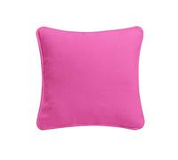 ARLINENS Colourful Plain Dyed 100% Cotton Cushion Cover Size 18"x18" (Fuschia, Pack Of 1)