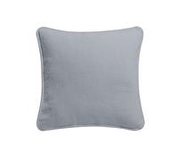 ARLINENS Colourful Plain Dyed 100% Cotton Cushion Cover Size 18"x18" (Silver, Pack Of 1)
