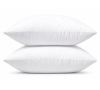 ARLINENS Cushion Pads 2 Pack Hollow Fibre - Soft Bouncy Inner Cushion Inserts, Hypoallergenic Pillow Stuffers for Sofa, Couch & Bed - White Square Cushions 28x28 Inch