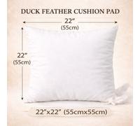 ARLinens Duck Feather & Down Cushion Pads Inner Insert Scatter Fillers Hotel Quality Deep Filled Cushion