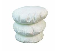 ARLINENS Hollow Fibre Cushion New White Round Pads inner Stuffer Pillow-Polyester insert Circle Shape for Sofa and Couch in 16”18”20” (4, 16x16)