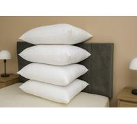 ARLinens Hollowfiber Pillows Pack Of 4 Hotel Quality Bounce Back Extra Filled Bed Pillows Head Neck Back Support 75Cmx50Cm.