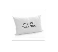 ARLinens Oblong Cushion Pads Rectangular Shape Cushion Insert Hollowfiber Filled Inner Fillers Extra Filled Cushion (10"x20")