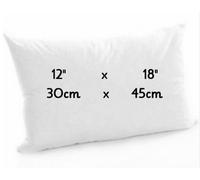 ARLinens Oblong Cushion Pads Rectangular Shape Cushion Insert Hollowfiber Filled Inner Fillers Extra Filled Cushion