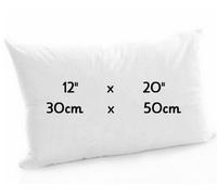 ARLinens Oblong Cushion Pads Rectangular Shape Cushion Insert Hollowfiber Filled Inner Fillers Extra Filled Cushion