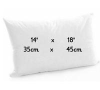 ARLinens Oblong Cushion Pads Rectangular Shape Cushion Insert Hollowfiber Filled Inner Fillers Extra Filled Cushion