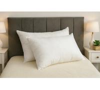 ARLinens Pack Of 2 Hollowfibre Bounce Back Pillows Anti-Allergy Hotel Quality Soft & Plump Bedding Pillows
