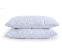 Arlinens Pillow Protector 2 Pack Quilted Zipped Soft & Comfortable Zipped Pillow Protectors-Hypoallergenic & Anti-Bacterial-Quilted Pillow Protectors in UK Standard Size 50x75 cm