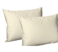Arlinens Pillowcases 4 Pack Standard Size 50x75cm Luxury Fine Poly Cotton Housewife Bed Room Pillow Covers Available in 20 colours (Cream)