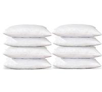 ARLINENS Pillows 8 Pack Hotel Quality Side Sleeper Bounce Back Bed Pillow Hollow Fibre Stuffed Anti-Allergy Pillows Standard Size 74x48cm
