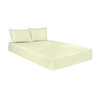 ARLINENS PLAIN DYED FITTED SHEETS IN FOLLOWING COLOURS AND SIZES (SINGLE, CREAM)