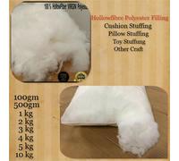 ARLinens Polyester Filling Hollowfiber Stuffing Pure Virgin Craft Filling For Toys, Teddy Bear, Cushions, Pillows Soft Stuffing (4Kg)