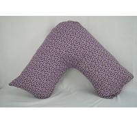 ARLINENS Pregnancy V Pillow with Free Printed V Pillowcase for Maternity Nursing Back Neck & Shoulder Support In (Pattern #06)