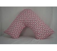ARLINENS Printed V Shaped Poly cotton Pillow Cases Back, Neck & orthopedic/Pregnancy/Nursing Support Pillow Cases Only in (Pattern 12)