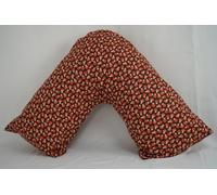 ARLINENS Printed V Shaped Poly cotton Pillow Cases Back, Neck & orthopedic/Pregnancy/Nursing Support Pillow Cases Only in (Pattern 11)