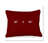 ARLINENS Rectangle/Oblong Plain Dyed Soft Decorative Cushion Covers 100% Cotton Cover for Home Decor Decoration Sofa couch Bed & Chair with Piped Edge(12x20,Black)