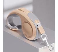 Arlinens Retractable Dog Lead, 5M/16FT with Strong Nylon Tape Duty Extendable Dog Leads.360°Tangle-Free with Lock Button Leash with Anti-Slip Handle, One-Handed Brake for Medium Dogs (orange)