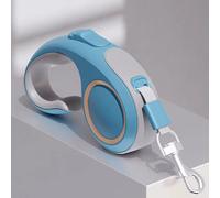 ARLinens Retractable Dog Lead Extending Leash Tape Nylon Adjustable Durable Pet Leash 5M (Blue)