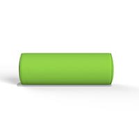 Arlinens Round Bolster Pillow Filled with Virgin hollow Fiber-Round Cervical Support Pillow-orthopaedic back & Headrest Support with Free 100% Cotton Pillowcase Cover (Extra Large 25x75cm, Lime Green)