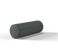 ARLINENS Round Cervical Bolster Pillow with Removable & Washable Cotton Cover Round Pillow Filled with Virgin hollow Fiber roll neck & Back Cushions-Great for Yoga & Massage (Medium 15 x 45cm, Grey)