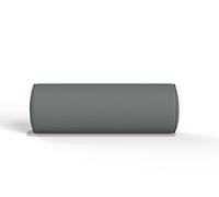 ARLINENS Round Cervical Roll Bolster Pillow with Removable & Washable Cotton Cover Pillow Filled with Virgin hollow Fiber neck & Back Cushions-Great for Yoga & Massage (Extra Large 25 x 75cm, Grey)