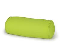 ARLINENS Round Cervical Roll Bolster Pillow with Removable & Washable Cotton Cover Pillow Filled with hollow Fiber neck & Back Cushions-Great for Yoga & Massage (Medium 15 x 45cm, Lime Green)