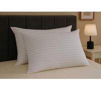 ARLINENS Stripe Pillows 2 Pack Hotel Quality Hollow Fibre Stuffed Anti-Allergy Pillows for Back Stomach & Side Sleeper Bed Pillows-Bounce Back Support Pillow-Standard Size 74x48cm (Pack of 2)