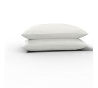 ARLINENS Stripe Pillows 2 Pack Hotel Quality Side Sleeper Bounce Back Stripe Pillow Hollow Fibre Stuffed Anti-Allergy Pillows Standard Size 74x48cm