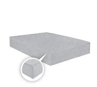 ARLINENS Super Soft 100% Brushed Cotton Thermal Flannelette Sheets Set (Fitted Sheet + Flat Sheet + Pair of Pillowcases) IN 6 Colours Available in (Grey, King)