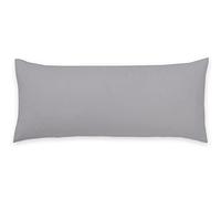 ARLINENS Ultra-soft Hollow fiber Filled Bolster Pillow Non-allergenic Orthopaedic Long Pillow for Maternity Back, Neck, Support Includes Free Pillow Case (Silver, King 5ft)