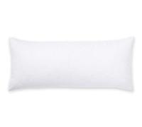 ARLINENS Ultra-soft Hollow fiber Filled Bolster Pillow Non-allergenic Orthopaedic Long Pillow for Maternity Back, Neck, Support Includes Free Pillow Case (White, Small Double 4ft)