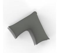 ARLINENS V Pillow With Pillowcase - Orthopedic V Pillow,For Neck, Back, Pregnancy & Nursing Support-with polycotton pillowcase Standard Size 74 x 34cm (Silver)