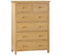 Arlington Oak 2+4 Drawer Chest