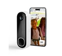 Arlo 2K Doorbell Camera Wireless, Outdoor WiFi Video Doorbell, Motion Sensor CCTV Camera Systems, 6 Month Battery Operated Security Camera, Night Vision, Free Trial of Arlo Secure, White