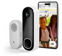 Arlo Essential2 2k Video Doorbell Smart Doorbell 2K or HD - White, White