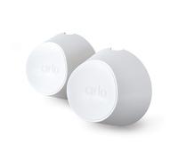 Arlo Certified Accessory, Magnetic Wall Mounts, Indoor/Outdoor, Designed for Arlo Go 1/2, Essential 2, Pro 3/4/5, Ultra 2 (+XL), White, Pack of 2