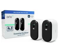 Arlo Essential 2K 4-in-1 Outdoor Security Camera - Pack of 2