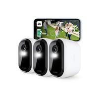 Arlo Essential 2K XL Video Security Camera Outdoor Wireless, XL Battery Operated Home Camera With Colour Night Vision, Light, Siren, 2 Way Audio & Wi