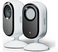 ARLO Essential 3 2K HD Indoor WiFi Security Camera - Pack of 2, Black & White, White,Black