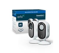 Arlo Essential 3 2K Indoor 2 Camera Kit Smart Home Security Camera - White, White