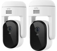 Arlo Essential 3 2K Pan-Tilt-Zoom 2 Camera Kit Smart Home Security Camera - White, White