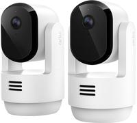 Arlo Essential 3 2K Pan-Tilt-Zoom Indoor 2 Camera Kit Smart Home Security Camera - White, White