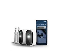 Arlo Essential 3 Outdoor 2 Cameras Kit And Wall Mounts Kit One Colour