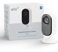 Arlo Essential 3 Security Camera Indoor, 2K Video, Wired, Home Pet Camera | Auto Privacy Lens Cover, Integrated Siren, 2.4/5GHz Wi-Fi, 12x Zoom, Two Way Audio, Night Vision, Secure Trial Included