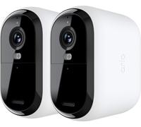 Arlo Essential 3 2K XL Video Security Camera Outdoor Wireless, XL Battery Operated Home Camera With Colour Night Vision, Light, Siren, 2 Way Audio & WiFi, Secure Free Trial, 2 Cameras, White